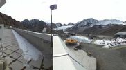 Archived webcam image showing Gletscherexpress top station on 15 Oct 2026 at 10:22