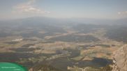 Archiviertes Webcam Bild: Petzen - Blick ins Tal nach Völkermarkt am 29.05.2026 um 14:07 Uhr