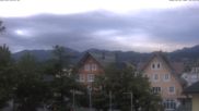 Archived webcam image showing Town Hall Square of Sonthofen (Allgäu) on 27 Jul 2026 at 06:36
