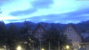 Archived webcam image showing Town Hall Square of Sonthofen (Allgäu) on 10 Sep 2026 at 06:52