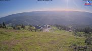 Archived webcam image showing Großer Arber mountain (east) on 28 May 2026 at 07:03
