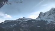 Archiviertes Webcam Bild: Mürren - Hotel Eiger am 26 Feb 2026 um 08:02 Uhr