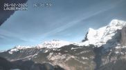 Archiviertes Webcam Bild: Mürren - Hotel Eiger am 26 Feb 2026 um 16:02 Uhr