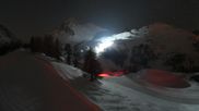 Archived webcam image showing Gipfelpanorama Serre Chevalier on 9 Mar 2026 at 00:17