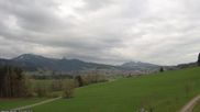 Archived webcam image showing View from the Allgäuhaus in the valley on 16 Apr 2026 at 08:54