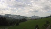 Archived webcam image showing View from the Allgäuhaus in the valley on 15 Jul 2026 at 10:12