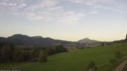 Archived webcam image showing View from the Allgäuhaus in the valley on 10 Aug 2026 at 07:37