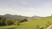 Archived webcam image showing View from the Allgäuhaus in the valley on 10 Aug 2026 at 08:37