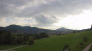 Archived webcam image showing View from the Allgäuhaus in the valley on 10 Aug 2026 at 18:37