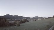 Archived webcam image showing View from the Allgäuhaus in the valley on 13 Oct 2026 at 07:05