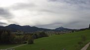 Archived webcam image showing View from the Allgäuhaus in the valley on 13 Oct 2026 at 12:05