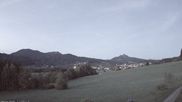 Archiviertes Webcam Bild: Blick vom Allgäuhaus auf Wertach am 15.10.2026 um 07:54 Uhr