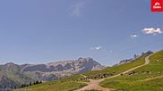 Archiviertes Webcam Bild: Skigebiet Golm: Blick von Bergstation Grüneck am 12.07.2026 um 12:02 Uhr