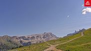 Archiviertes Webcam Bild: Skigebiet Golm: Blick von Bergstation Grüneck am 12.07.2026 um 16:02 Uhr