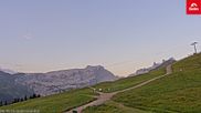 Archived webcam image showing Top Station Grüneck in Golm Skiresort on 3 Aug 2026 at 06:19