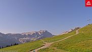 Archived webcam image showing Top Station Grüneck in Golm Skiresort on 3 Aug 2026 at 08:19