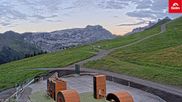 Archiviertes Webcam Bild: Skigebiet Golm: Blick von Bergstation Grüneck am 26.08.2026 um 06:11 Uhr