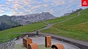 Archiviertes Webcam Bild: Skigebiet Golm: Blick von Bergstation Grüneck am 26.08.2026 um 07:11 Uhr