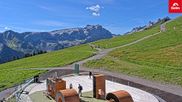 Archiviertes Webcam Bild: Skigebiet Golm: Blick von Bergstation Grüneck am 26.08.2026 um 10:11 Uhr