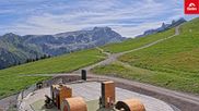 Archiviertes Webcam Bild: Skigebiet Golm: Blick von Bergstation Grüneck am 26.08.2026 um 14:11 Uhr