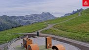 Archiviertes Webcam Bild: Skigebiet Golm: Blick von Bergstation Grüneck am 26.08.2026 um 16:11 Uhr