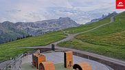 Archiviertes Webcam Bild: Skigebiet Golm: Blick von Bergstation Grüneck am 26.08.2026 um 18:11 Uhr