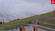 Archiviertes Webcam Bild: Skigebiet Golm: Blick von Bergstation Grüneck am 10.10.2026 um 12:57 Uhr