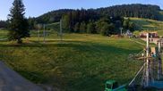 Archived webcam image showing Métabief - Base station chairlift Morond on 24 Jun 2026 at 07:04