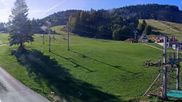 Archived webcam image showing Métabief - Base station chairlift Morond on 13 Sep 2026 at 10:28