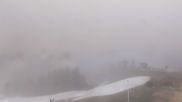 Archived webcam image showing Métabief - Top station chairlift Morond on 12 Apr 2026 at 12:56