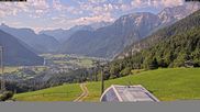 Archiviertes Webcam Bild: Almenwelt Lofer: Bergstation der Almbahn I am 12.07.2026 um 08:06 Uhr