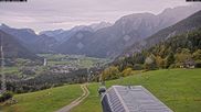 Archived webcam image showing Lofer: Top station Almbahn I on 10 Oct 2026 at 10:00
