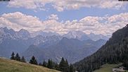 Archived webcam image showing Lofer: View to the Alps of Berchtesgaden on 12 Jul 2026 at 12:14