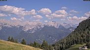 Archived webcam image showing Lofer: View to the Alps of Berchtesgaden on 12 Jul 2026 at 16:14