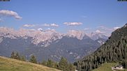 Archived webcam image showing Lofer: View to the Alps of Berchtesgaden on 12 Jul 2026 at 18:14