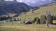 Archiviertes Webcam Bild: Almenwelt Lofer: Kinderbereich und Talstation Family Express am 12.07.2026 um 08:05 Uhr