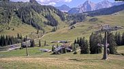 Archiviertes Webcam Bild: Almenwelt Lofer: Kinderbereich und Talstation Family Express am 12.07.2026 um 16:05 Uhr