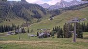 Archiviertes Webcam Bild: Almenwelt Lofer: Kinderbereich und Talstation Family Express am 26.08.2026 um 08:21 Uhr