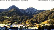 Archived webcam image showing Vacation rental Haus Romantika Schattwald on 13 Oct 2026 at 08:14