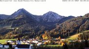 Archiviertes Webcam Bild: Haus Romantika Schattwald am 19.10.2026 um 08:16 Uhr