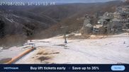 Archived webcam image showing Hotham Alpine Resort - Hotham Heights on 27 Aug 2026 at 04:38