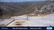 Archived webcam image showing Hotham Alpine Resort - Hotham Heights on 27 Aug 2026 at 06:38