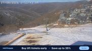 Archived webcam image showing Hotham Alpine Resort - Hotham Heights on 27 Aug 2026 at 07:38