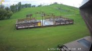 Archiviertes Webcam Bild: Sunridge Bunny Hill - Blick vom Chalet im Tal am 21.06.2026 um 18:33 Uhr