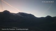 Archiviertes Webcam Bild: Cervinia: Laghi Cime Bianche am 19.09.2026 um 07:59 Uhr