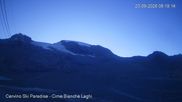 Archived webcam image showing Cervinia: Laghi Cime Bianche on 23 Sep 2026 at 08:04