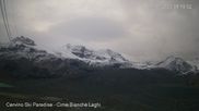 Archived webcam image showing Cervinia: Laghi Cime Bianche on 10 Oct 2026 at 08:21