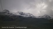 Archived webcam image showing Cervinia: Laghi Cime Bianche on 10 Oct 2026 at 12:21
