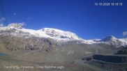 Archived webcam image showing Cervinia: Laghi Cime Bianche on 10 Oct 2026 at 16:21