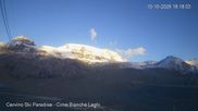 Archived webcam image showing Cervinia: Laghi Cime Bianche on 10 Oct 2026 at 18:21